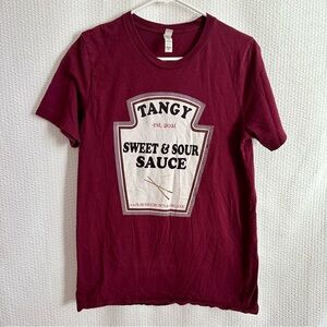 Bella Canvas Women’s Graphic Burgundy Red Short Sleeve Halloween Tee Size: M